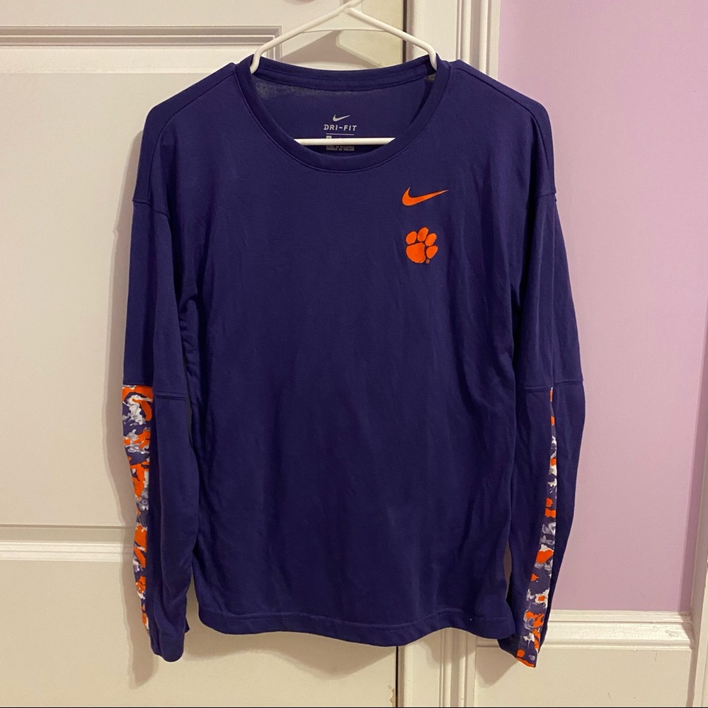 NIKE Clemson Long Sleeve Shirt NWOT